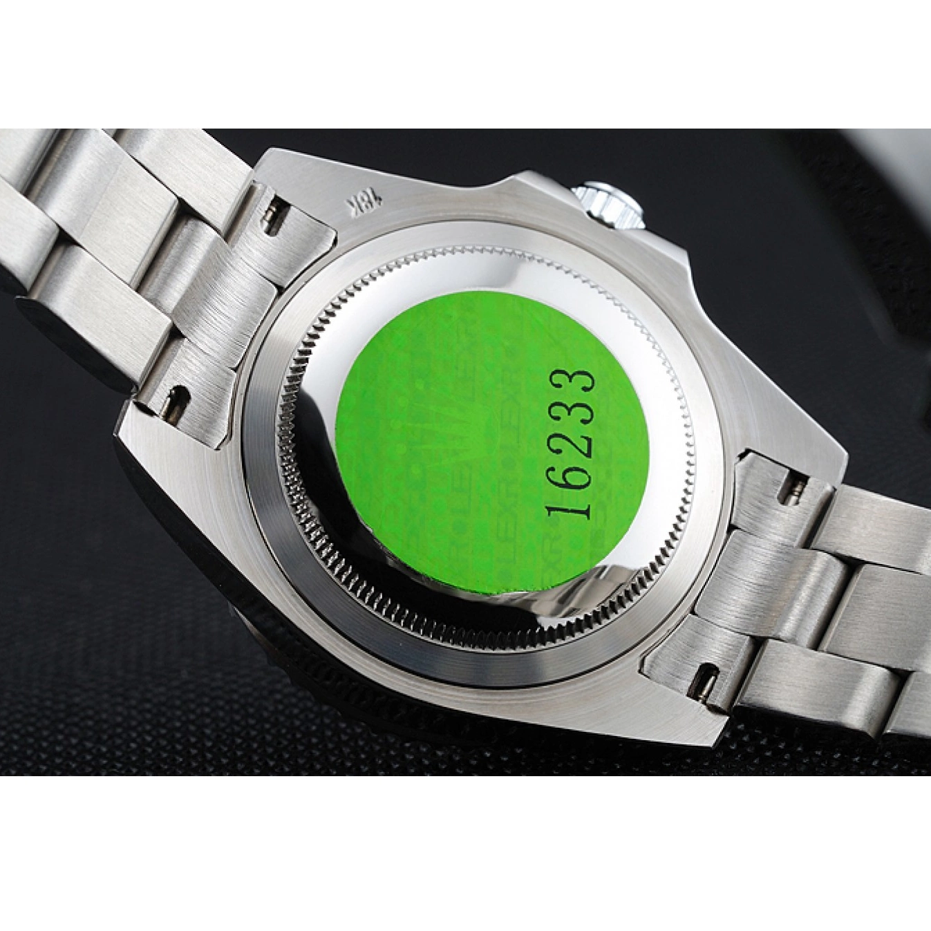 Aaa replica Rolex Stainless Submariner Dial Bracelet Steel 1454151 Green 0620